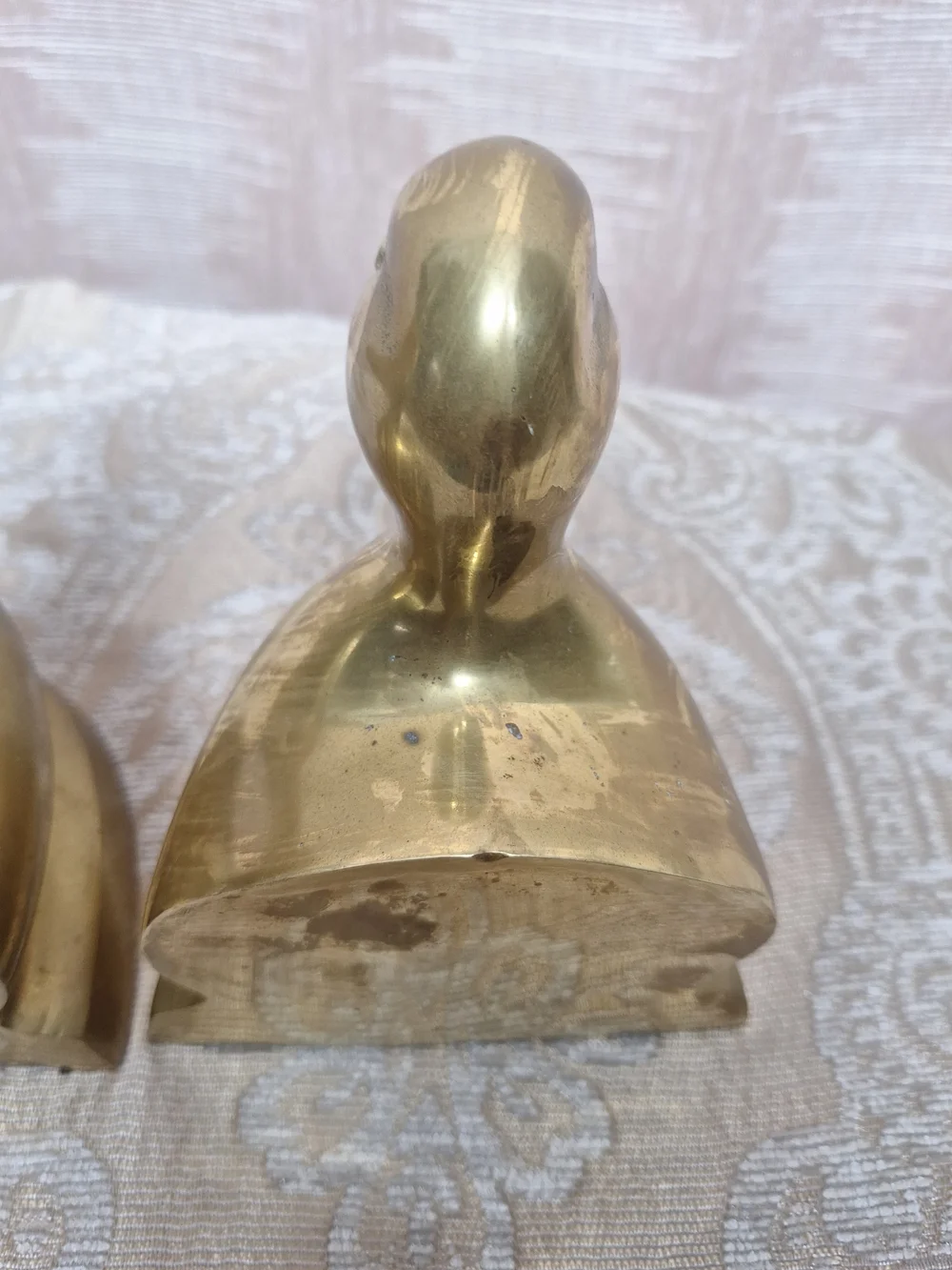 Brass Duck Figurine Pair - Vintage Decorative Ducks